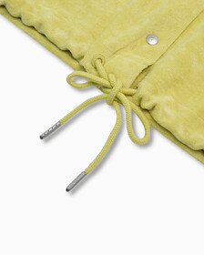 Summer Textures Towel Button Down Shirt, Yellow Sand, hi-res