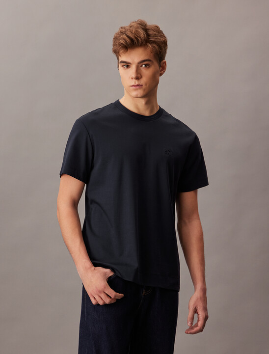 修身雙面針織 Supima 棉質 T 恤