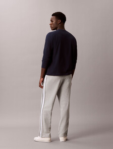 棉質混紡毛圈布束口運動褲, Medium Grey Heather, hi-res