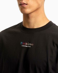 PRIDE BOX PRINT RELAXED TEE, Ck Black, hi-res