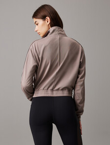 Icon Tricot Zip Thru Jacket, Driftwood, hi-res
