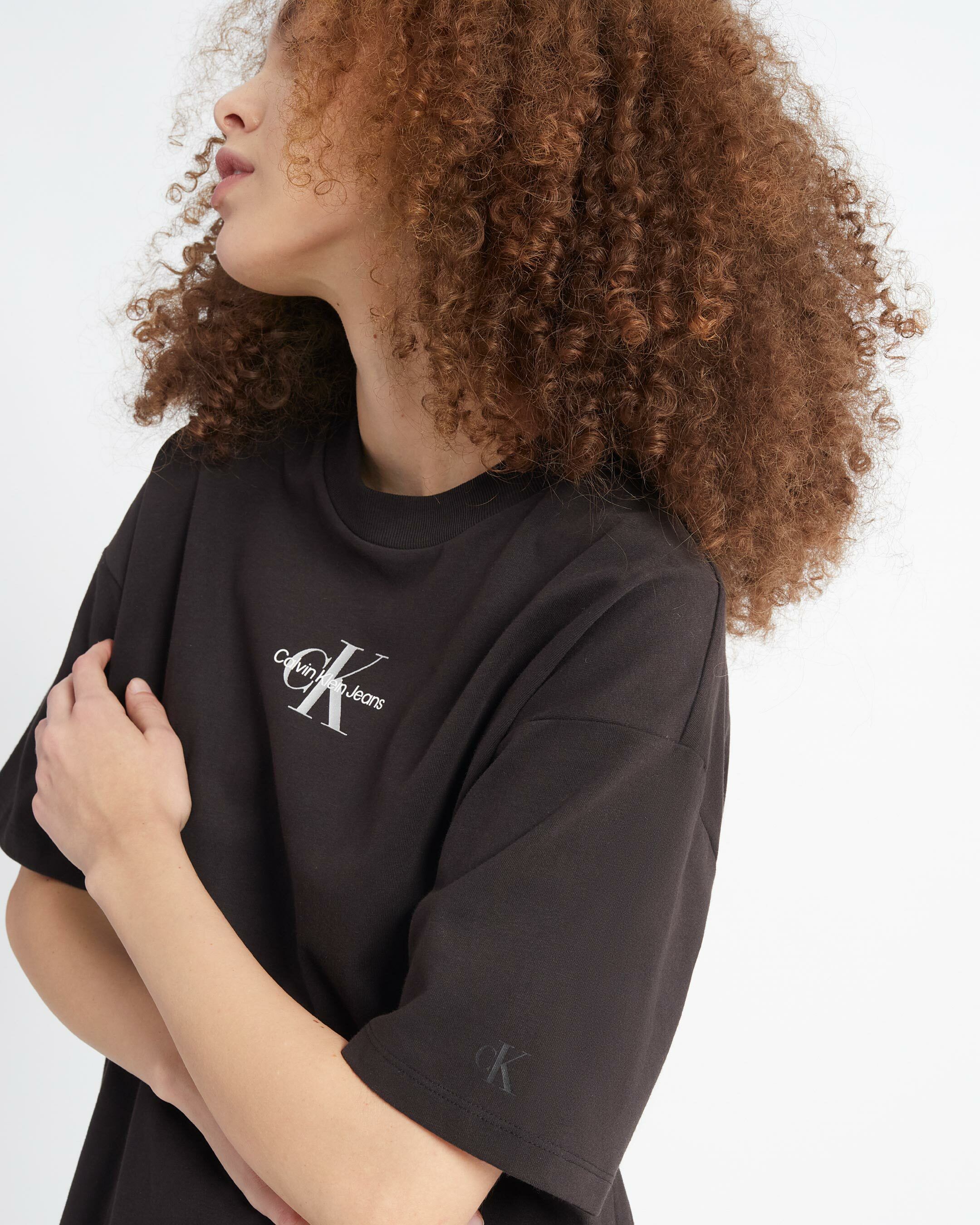 Monogram Boyfriend Tee black Calvin Klein Hong Kong