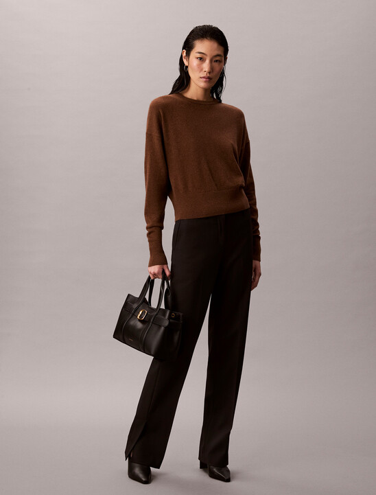 Belted Small Tote Bag