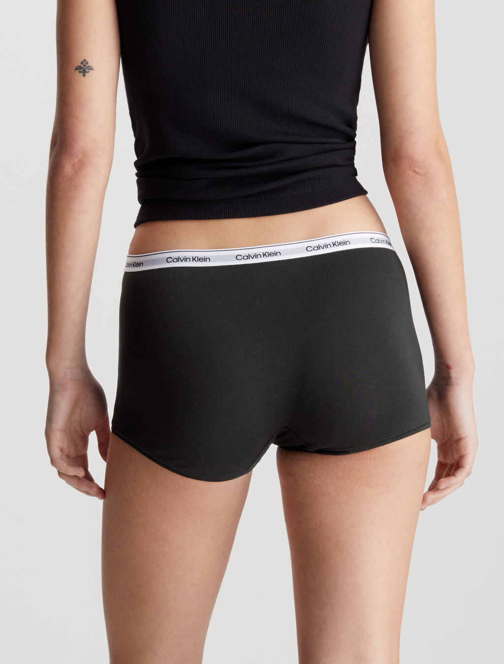 Modern Logo Hipster Panty, Black, hi-res