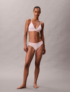 Lightly Lined Triangle Bralette - Icon Cotton Modal, Potpourri, hi-res