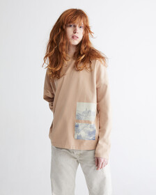 STANDARDS COWBOY GRAPHIC LONG SLEEVE TEE, WHEAT-2300XV, hi-res