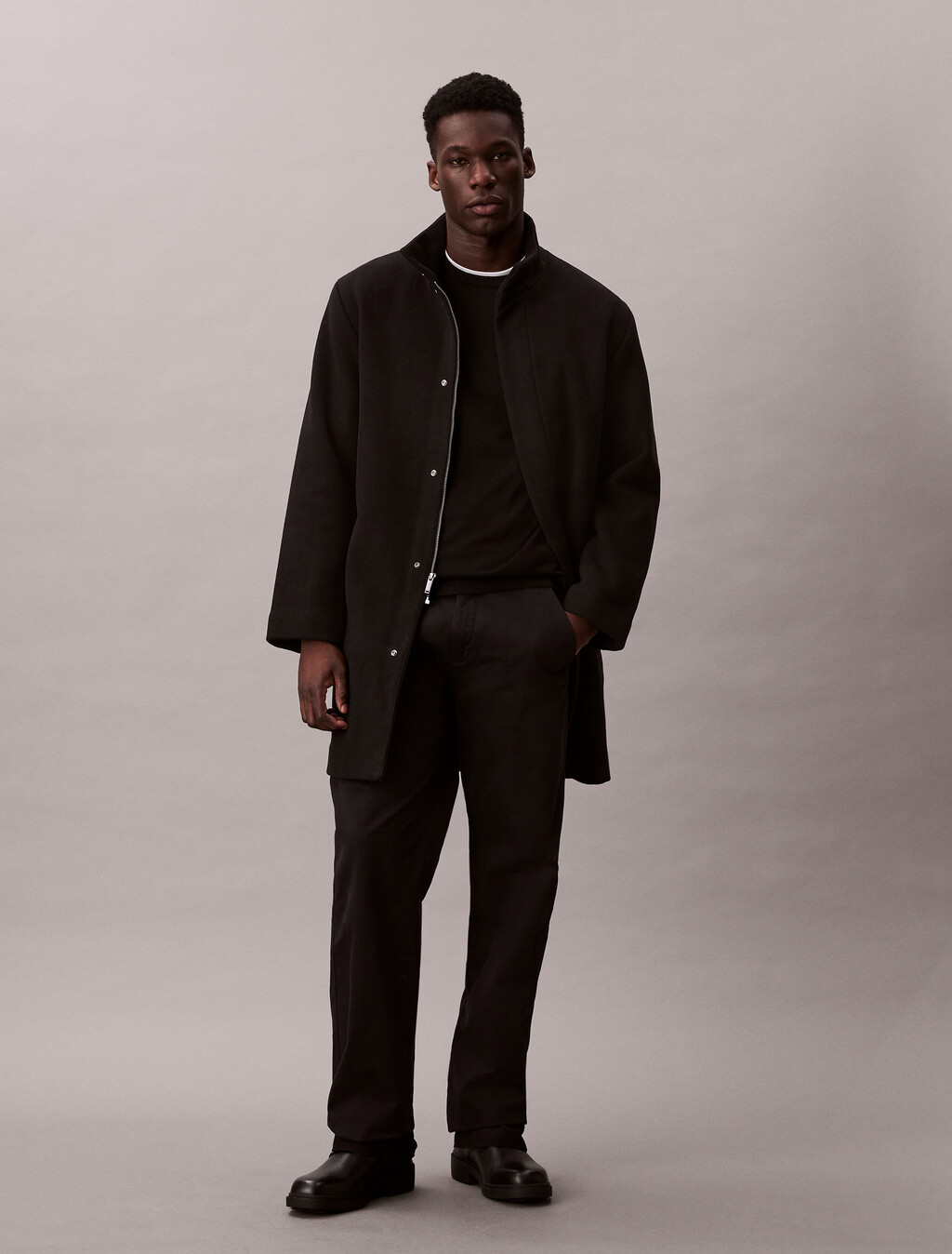 Extra Fine Merino Sweater, Black, hi-res