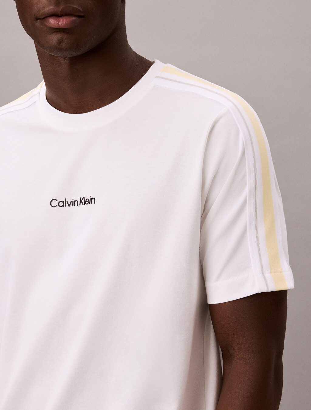 棉質混紡健身 T 恤, Classic White, hi-res