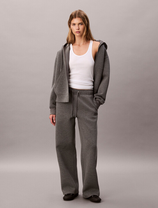 Jersey Wide Leg Joggers