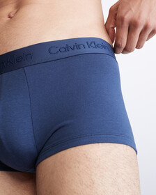 CK BLACK 超柔軟羊絨低腰平角褲, Blue Shadow, hi-res