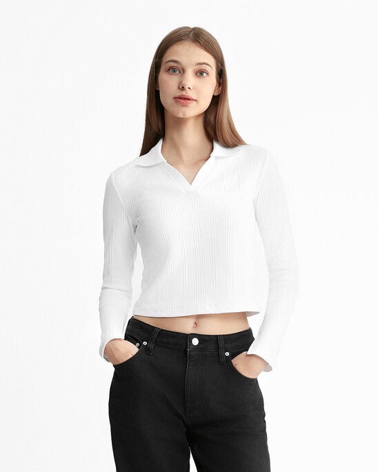 Monologo Rib Knit Slim Polo