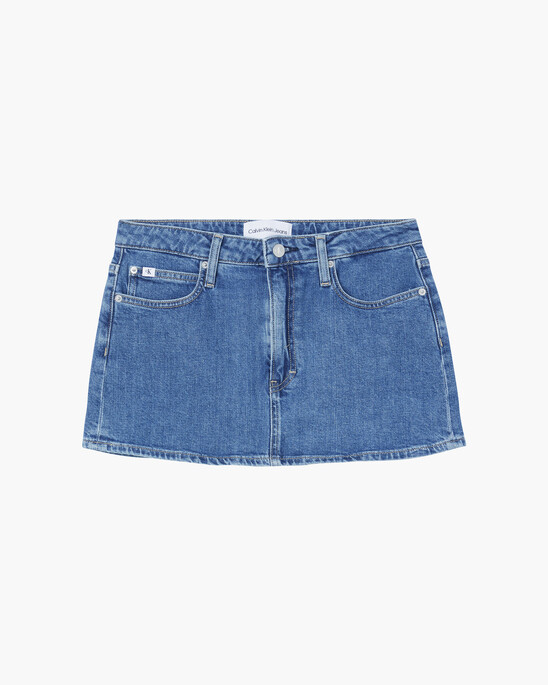DENIM MICRO MINI SKIRT