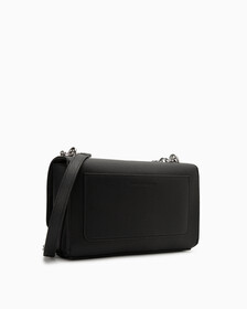 CKJ Minimal Monogram Chain Crossbody, BLACK, hi-res