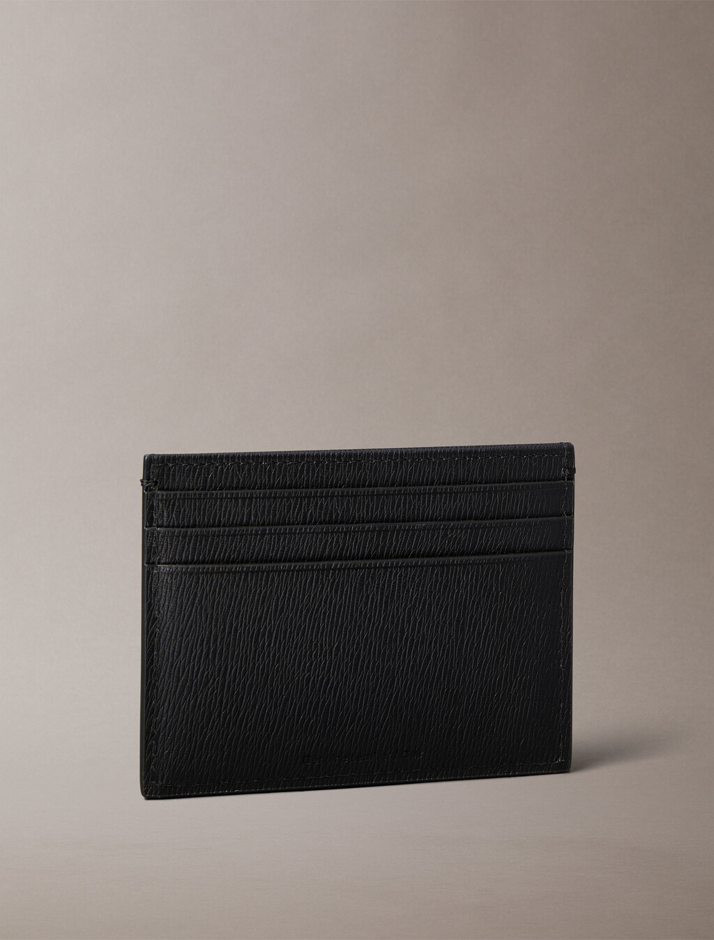 Saffiano 皮革票卡夾, Black, hi-res