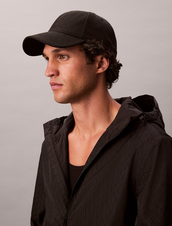 Ripstop Allover Monogram Logo Baseball Cap