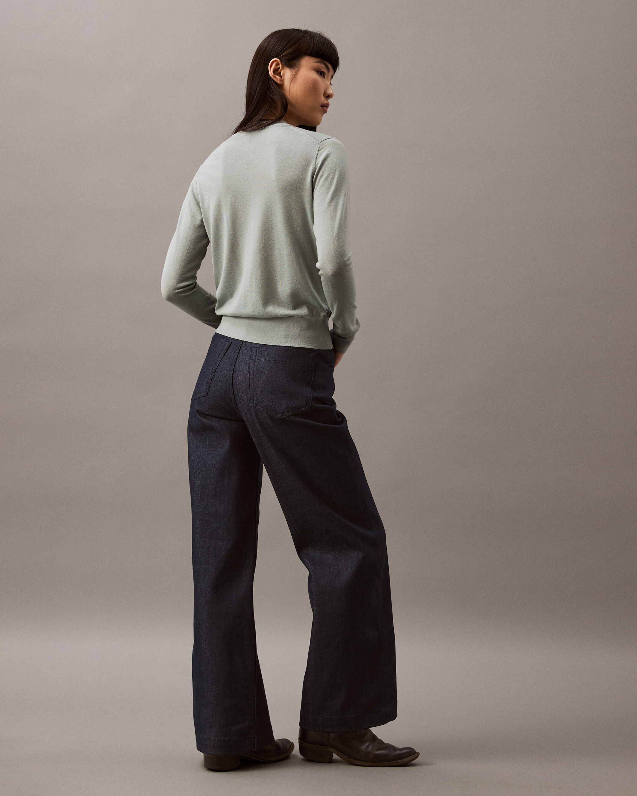 Calvin klein see through sweater hot sale