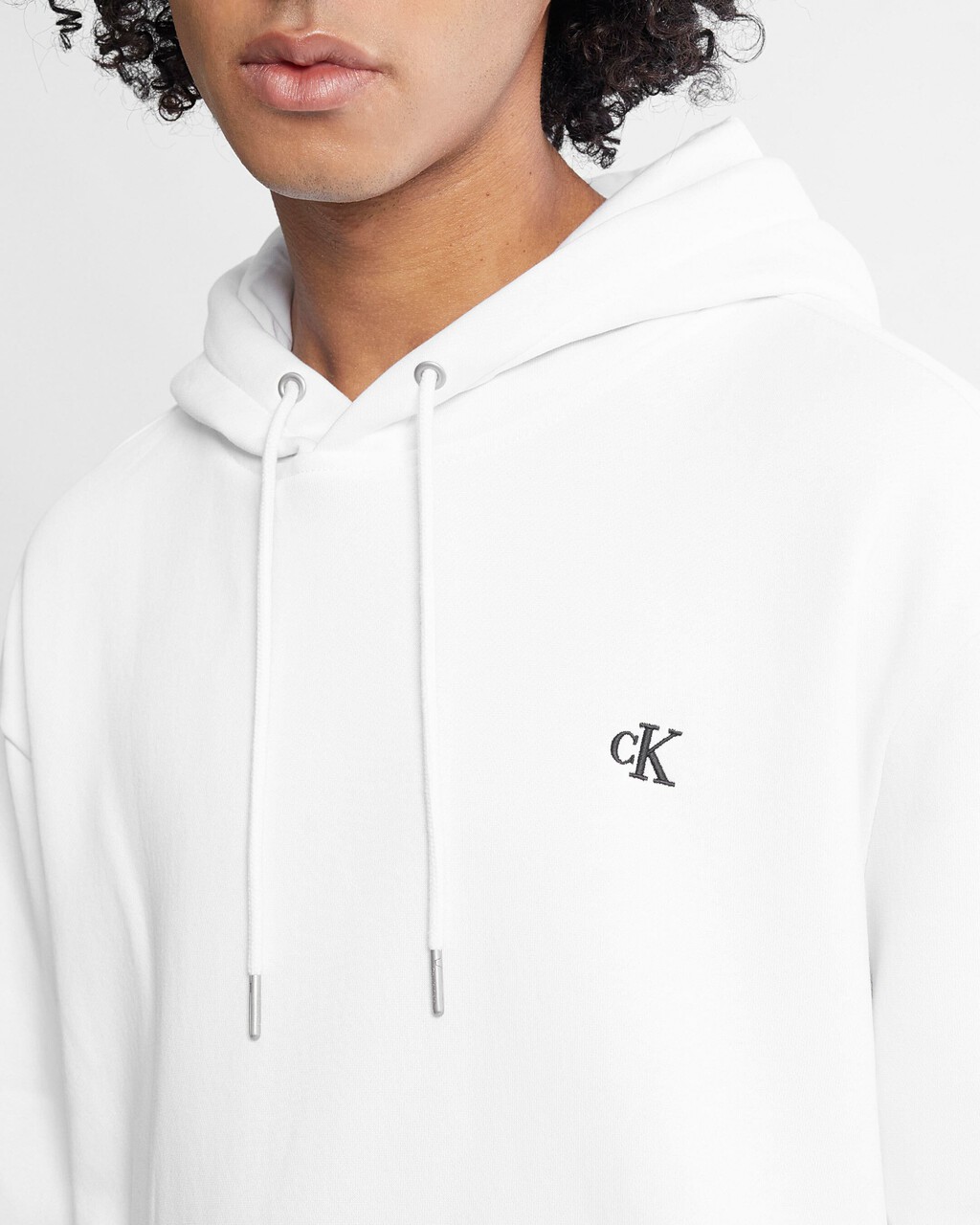 Archive Logo Fleece Hoodie, Brilliant White, hi-res