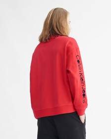 YEAR OF THE RABBIT RELAXED FIT SWEATSHIRT, FLAME SCARLET, hi-res