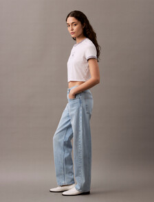 90s Loose Washed Light Indigo Jeans, WASHED LIGHT INDIGO, hi-res