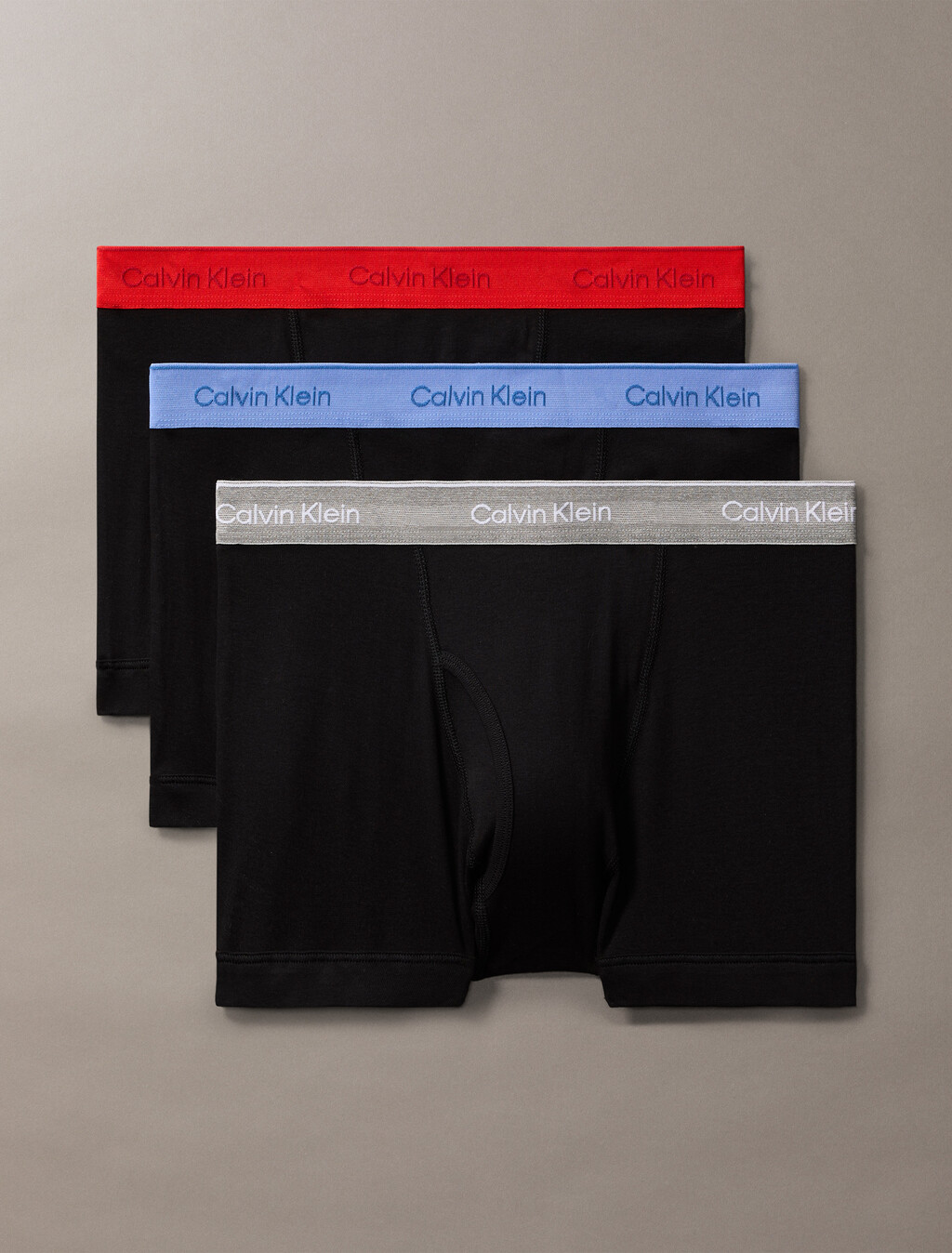 Cotton Classics 純棉內褲 3 件組, black w/ glacier wb/ black w/ grey heather wb/ bla, hi-res