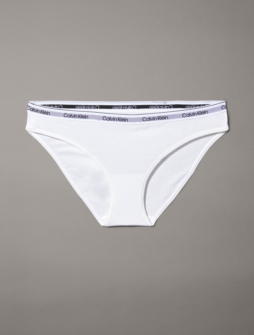 Modern Logo Bikini Briefs, White, hi-res