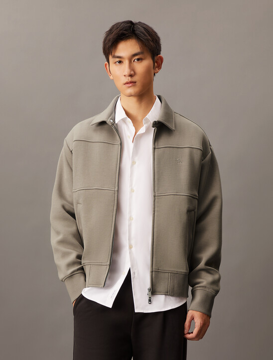 Twill Zip Up Jacket
