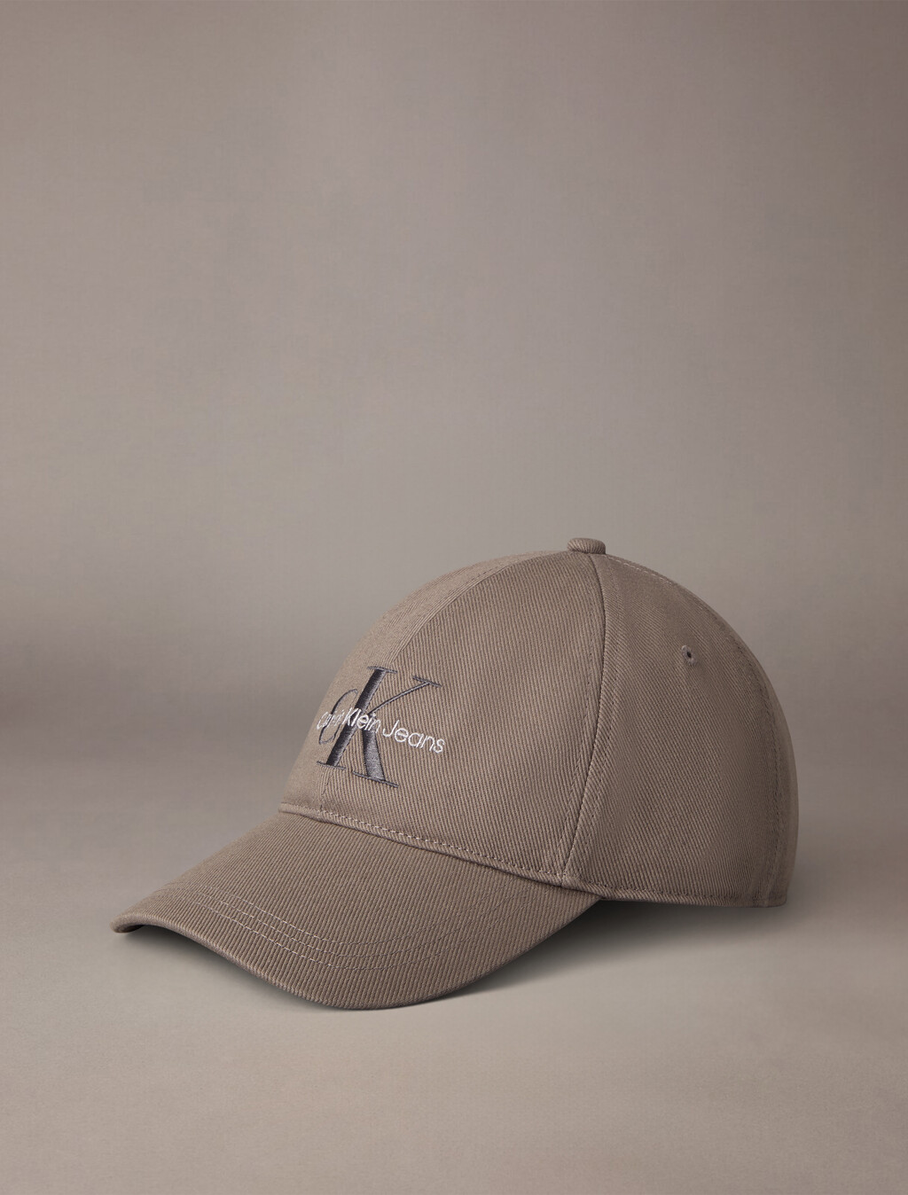 Monogram Baseball Cap, Charcoal Gray, hi-res