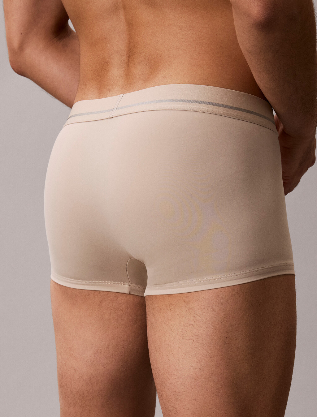 Icon 超細纖維彈性金屬感低腰平口內褲, Oxford Tan, hi-res
