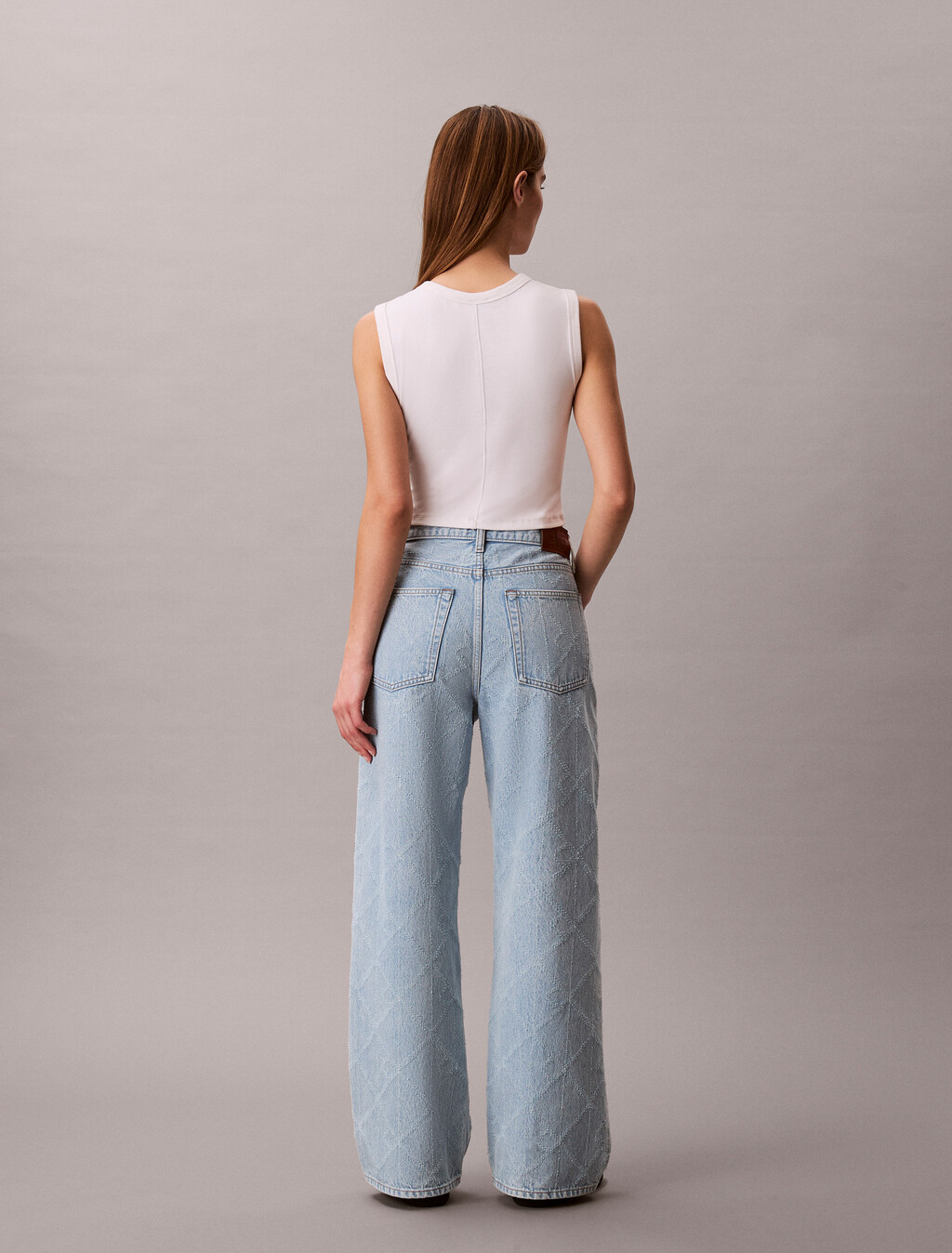 All-Over Logo Baggy Jeans, CK TROPIC, hi-res