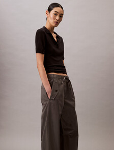 Cotton Twill Cargo Pants, Gunmetal, hi-res