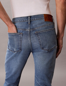 Slim Taper Jeans, MED SHOWER, hi-res