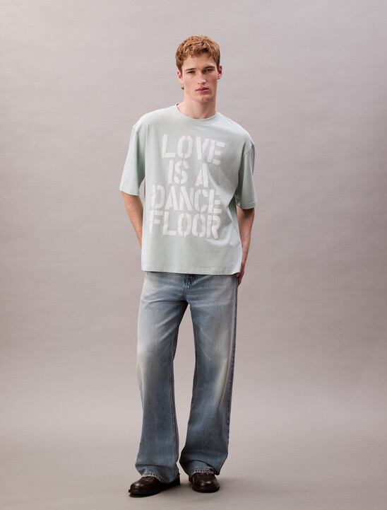 Pride Love Is A Dance Floor Graphic Relaxed T-Shirt