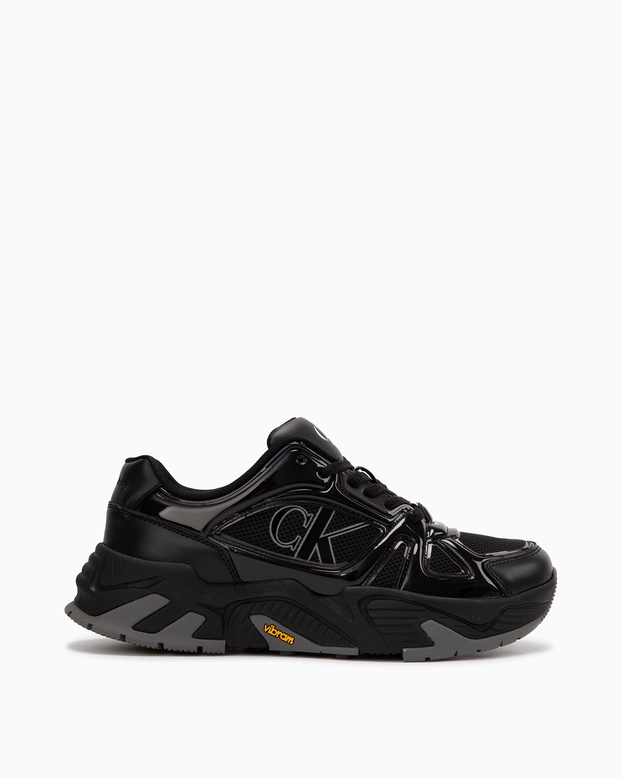 Calvin klein black chunky trainers hotsell
