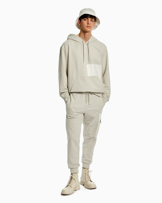 Subtle Color Block Hoodie