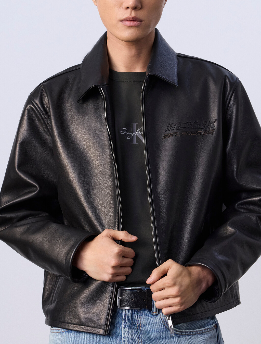 Jung Kook for Calvin Klein Monologo T 恤, Peat, hi-res