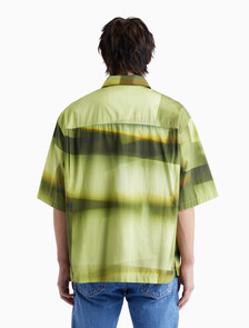 Senses All Over Print Relaxed Shirt, Illuminated Reflection Aop, hi-res