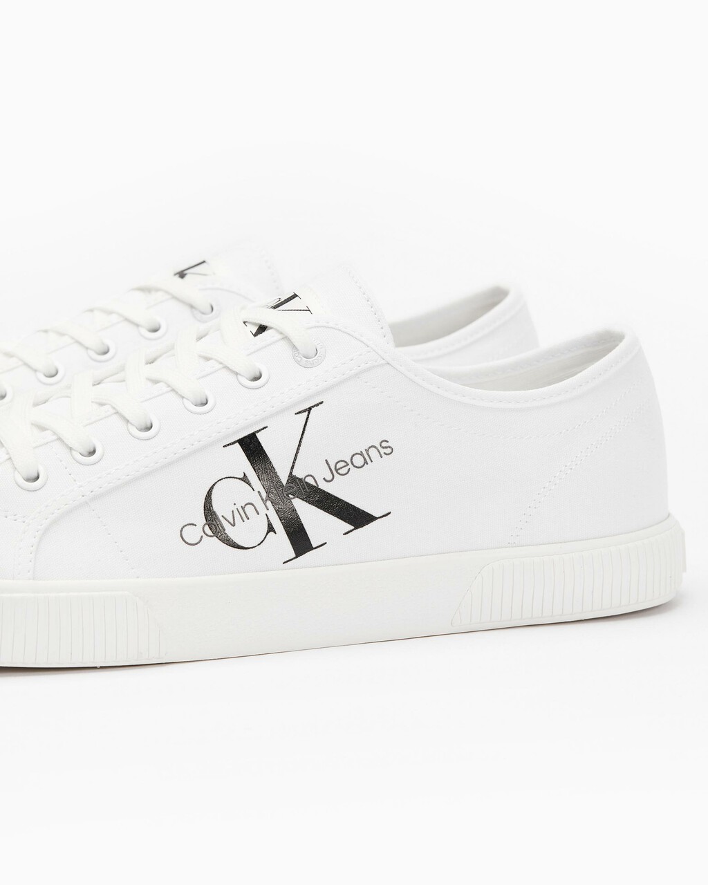 ESSENTIAL VULCANIZED MONOGRAM SNEAKERS, White, hi-res