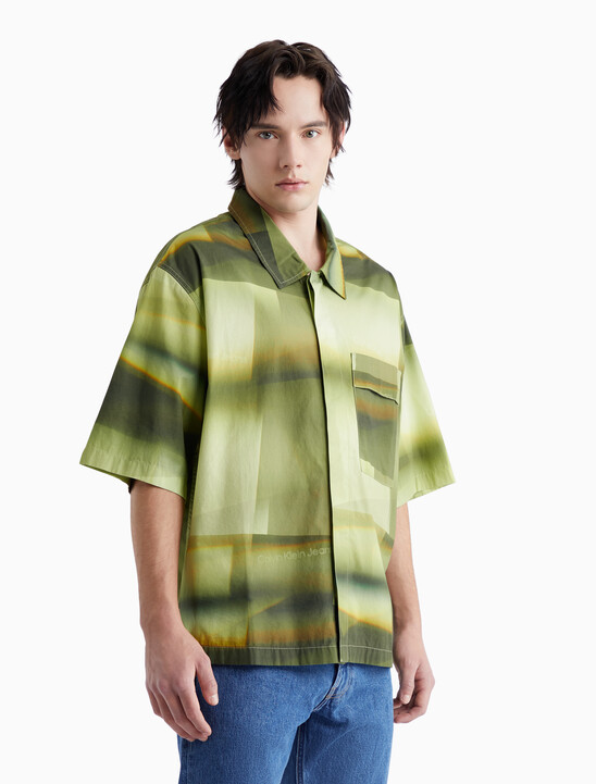 Senses All Over Print Relaxed Shirt