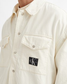 MODERN NEUTRALS OVERSIZED PADDED SHIRT JACKET, Denim Light, hi-res