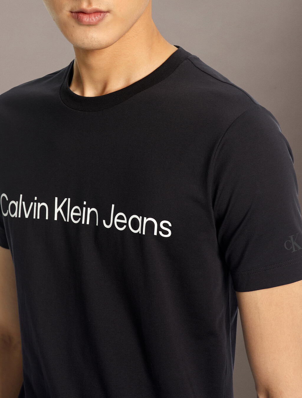 Institutional Logo 合身上衣, Ck Black, hi-res