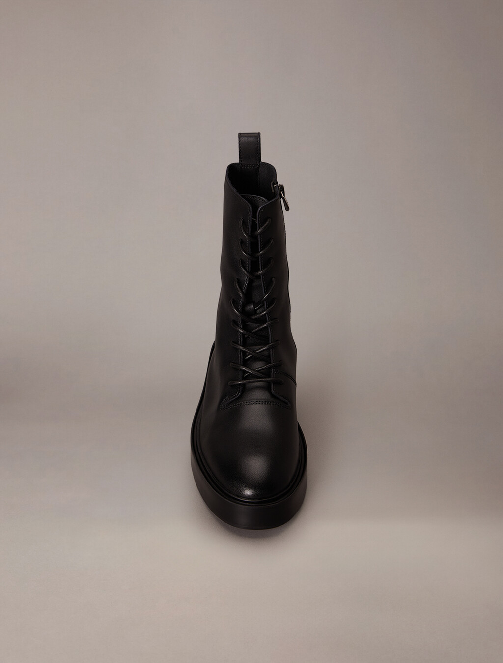 Concave Welt Lace Up Boot, Black, hi-res