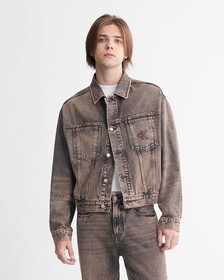 Naturals 方正版型牛仔外套, Denim Medium, hi-res