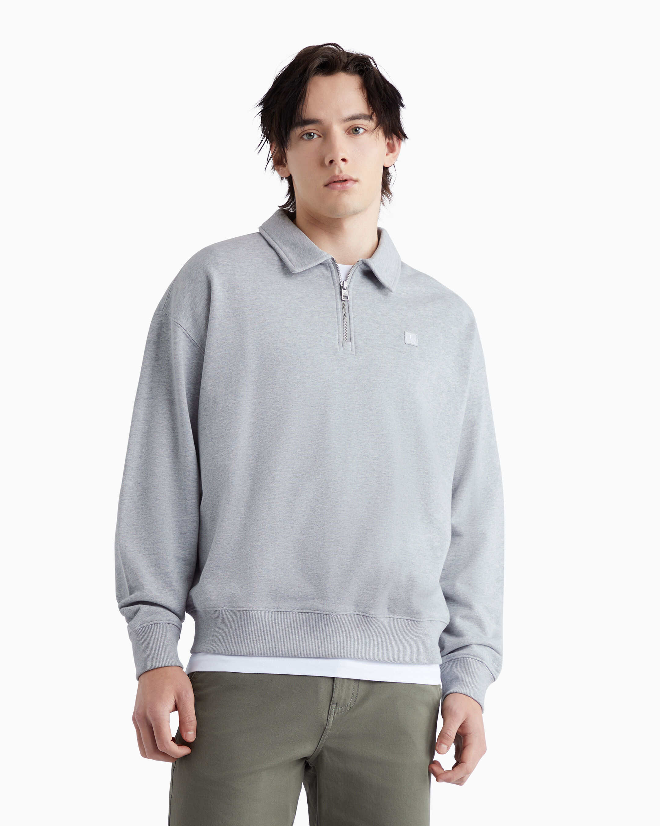 Calvin klein performance hot sale logo relaxed sweatshirt