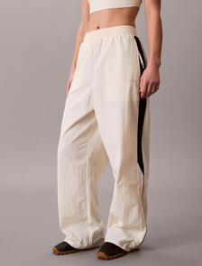 Icon Sport Wide Leg Track Pants, black/white/off white, hi-res