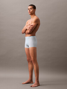 CK Black Bonded Micro Low Rise Trunks, Stratosphere, hi-res