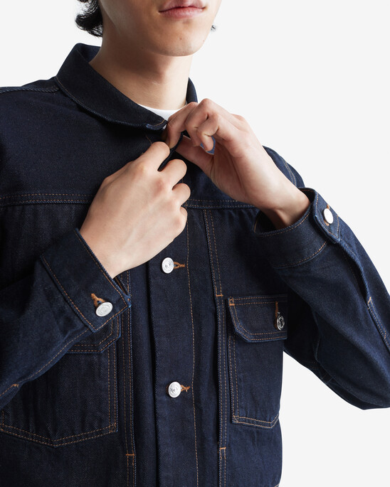 STANDARDS UNISEX UTILITY DENIM JACKET