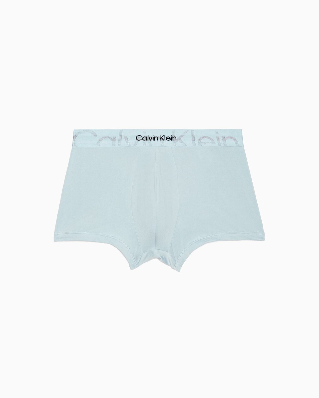 Embossed Icon Microfiber Low Rise Trunks, Palest Blue, hi-res