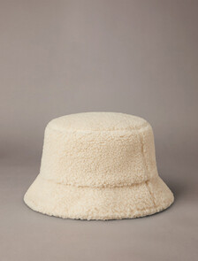 細小 Monogram 標誌毛粒絨漁夫帽, BIRCH SHERPA, hi-res