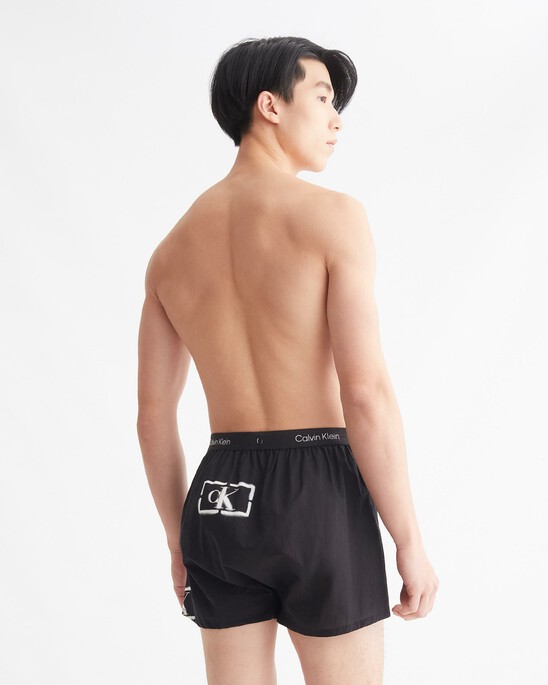 CALVIN KLEIN 1996 梭織棉質平角內褲