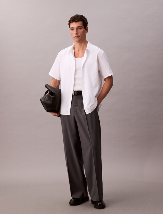 Cotton Jacquard Easy Care Shirt